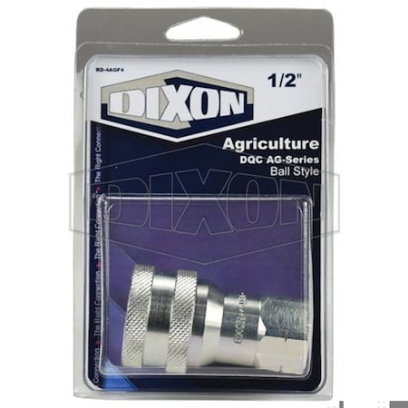 Dixon 1/2 AG-SERIES COUPLER, 1/2 F-NPTF RD-4AGF4